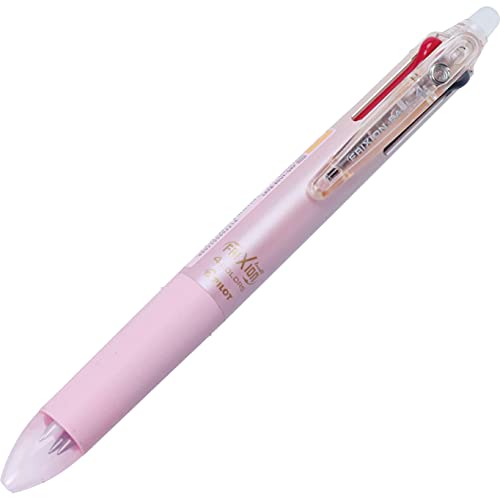 Pilot FriXion Ball 4, Erasable Ballpoint Pen, 4 Color Gel Ink Multi-Pen, 0.38mm, Gradient pink (LKFB-80UF-GRP)