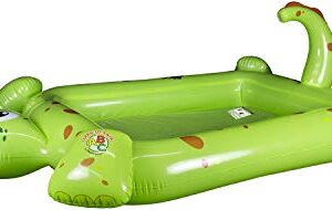 Poolmaster Crocodile Spray Inflatable Kiddie Swimming & Wading Pool for Toddlers