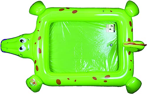 Poolmaster Crocodile Spray Inflatable Kiddie Swimming & Wading Pool for Toddlers