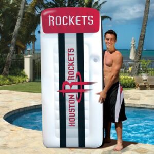 Poolmaster Houston Rockets NBA Swimming Pool Float, Giant Mattress