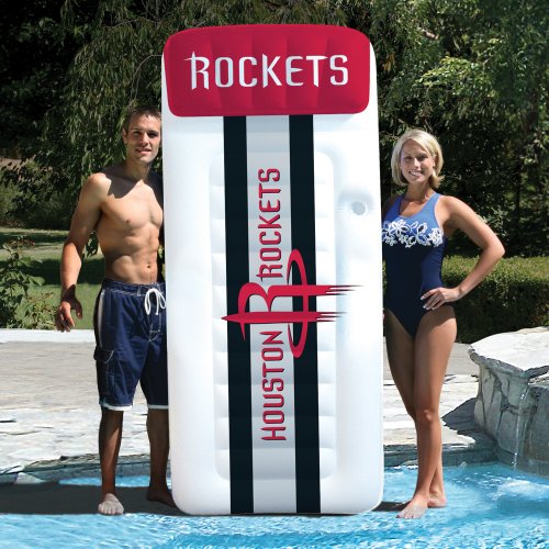 Poolmaster Houston Rockets NBA Swimming Pool Float, Giant Mattress