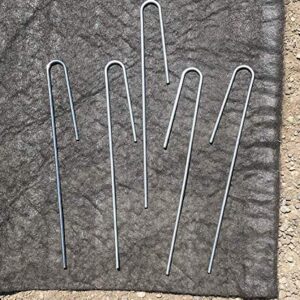 Sandbaggy DRIP TUBING Stakes Landscape Staples | 5 inch Length | Drip Anchors | Landscape Pins | Lawn Nails | Garden Stakes | Designed to Hold Drip Tubing Up to 1/4" Diameter | Pack of 100