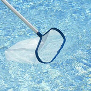 Poolmaster 21195 Aluminum Swimming Pool & Spa Leaf Rake, Medium, White