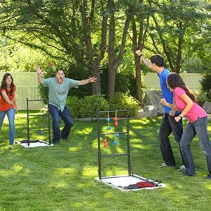 Lifetime Heavy Duty Outdoor Cornhole, Ladderball Game and Table Combo Set, 48 x 24 x 27.5 inches; 48 Pounds