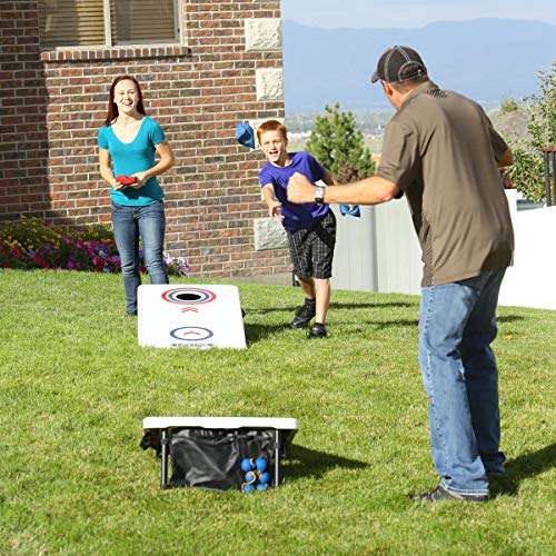 Lifetime Heavy Duty Outdoor Cornhole, Ladderball Game and Table Combo Set, 48 x 24 x 27.5 inches; 48 Pounds