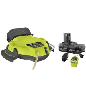 RYOBI - 18V Portable Bucket Top Misting Kit with 1.5 Ah Battery and 18V Charger - PMP01K