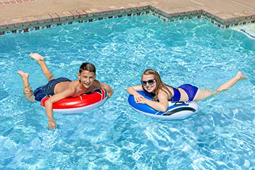 Poolmaster Racing Saucers Inflatable Swimming Pool Float Game (Pack of 2)