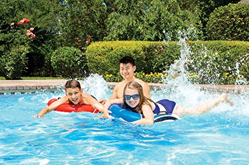 Poolmaster Racing Saucers Inflatable Swimming Pool Float Game (Pack of 2)