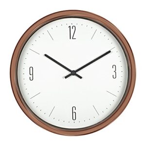 poolmaster 52542 16-inch indoor or outdoor contemporary clock, bronze