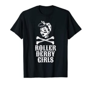 roller derby girls pinup flat track roller derby shirt