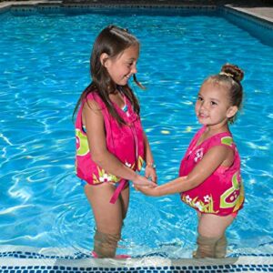 Poolmaster 50554 Learn-to-Swim Butterfly Swim Vest - 1-3 Years Old Pink, Small