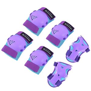 bosoner kids/youth knee pad elbow pads for roller skates cycling bmx bike skateboard inline rollerblading, skating skatings scooter riding sports
