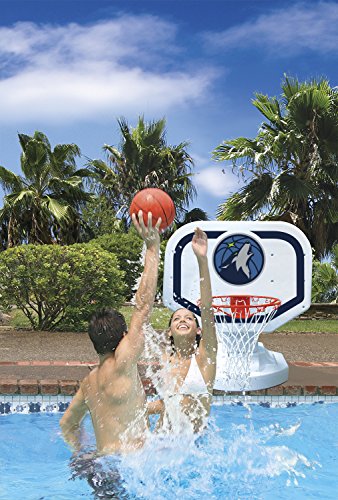 Poolmaster 72917 Minnesota Timber Wolves NBA USA Competition-Style Poolside Basketball Game