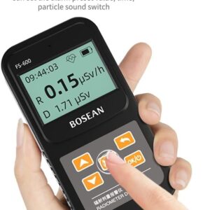 HPDONM Handheld Portable Nuclear Radiation Detector, 2022 New Radiation Dose Alarm Counter, Marble Radioactive Monitor Digital Meter High Sensitivity Accuracy Large Screen