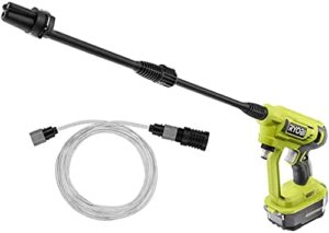 ryobi ry120350 one+ 18-volt 320 psi 0.8 gpm cold water cordless power cleaner (tool only)