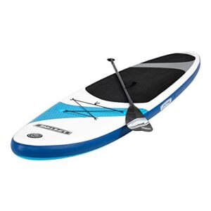 Lifetime Vista Inflatable Stand Up Paddle Board, 11' Long x 32" Wide x 6" Thick, Durable and Lightweight SUP, Stable Wide Stance Deck, Includes Backpack, Paddle, Pump, Removable Fin and Repair Kit