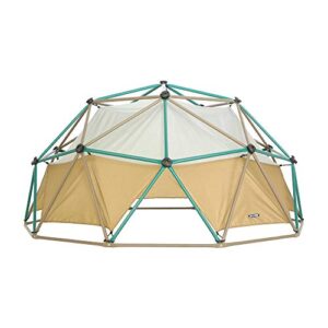 lifetime geometric dome climber with attachable canopy, earth tone, 10′ wide x 5′ high, 60-inch (90612)