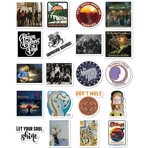 Sticker Vinyl Stickers Allman Car Brothers Truck Band Laptop Bumper Decal Bike for Guitar Water Botter Luggage Home Decor Skateboard