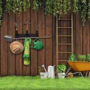 Poolmaster 35601 Mounted/Hanging Outdoor Backyard Garden Tool Organizer Storage Rack, Black