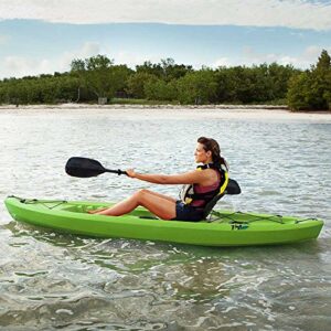 Tioga Sit-On-Top Kayak with Paddle (2 Pack), Lime, 120"