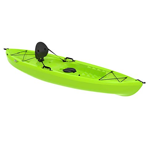 Tioga Sit-On-Top Kayak with Paddle (2 Pack), Lime, 120"