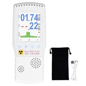 Home Nuclear Radiation Tester, Digital Display Nuclear Radiation Detector, Handheld High Accuracy Digital Radiation Dose Alarm Detector