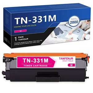 tanfenjr compatible tn-331m tn331m magenta toner-cartridge replacement for brother hl-l8250cdn mfc-l8600cdw printer (1 pack)
