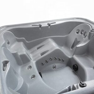 Essential Hot Tubs 35-Jet Waterfront EX Hot Tub, Seats 5-6, Gray Granite/Charcoal Gray