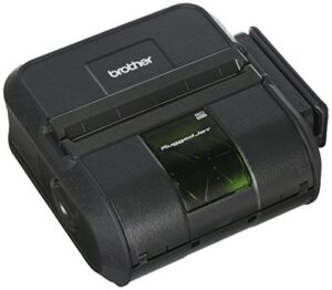 brother ruggedjet rj4030-k direct thermal printer – monochrome – mobile – label print
