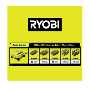 RYOBI - 40V Lithium-Ion Rapid Charger - OP406AVNM