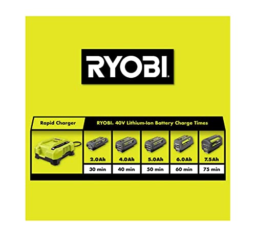 RYOBI - 40V Lithium-Ion Rapid Charger - OP406AVNM