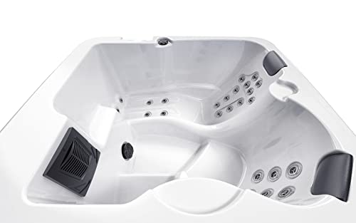 Luxuria Spas Monterey 3-Person 32-Jet Plug and Play Lounger Hot Tub with Ozonator