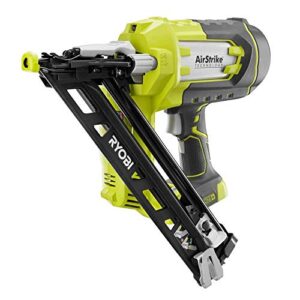 ryobi p330 18v one+ angled 15 ga finish nailer battery and charger not included