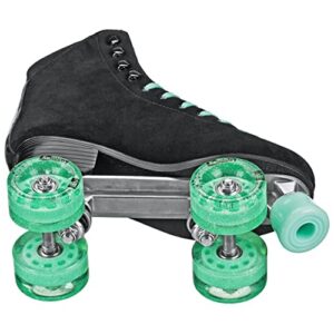 Roller Derby Elite Driftr Roller Skates (9, Black/Mint)