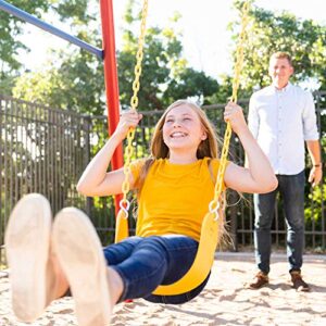 Lifetime 90200 Heavy Duty A-Frame Metal Swing Set, Primary Colors