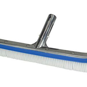 Poolmaster 17-1/2-Inch Aluminum Swimming Pool Brush, Essential Collection