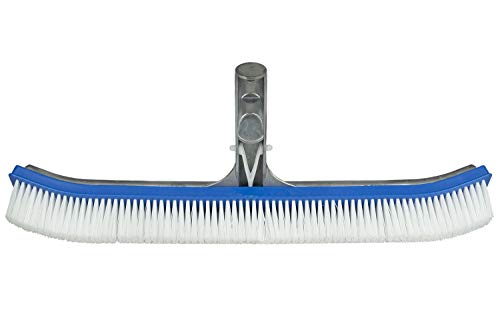 Poolmaster 17-1/2-Inch Aluminum Swimming Pool Brush, Essential Collection