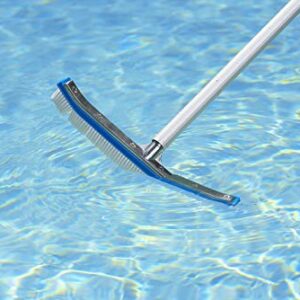 Poolmaster 17-1/2-Inch Aluminum Swimming Pool Brush, Essential Collection