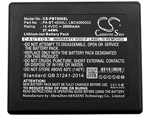 Battery HP25B Replacement for Brother P Touch P 950 NW RuggedJet RJ, PA-BB-001, PA-BB-002, PT-D800W, PT-E800T/TK, PT-E850TKW, PTP900W, PT-P900W, PTP950NW, PT-P950NW, RJ 4040 TD 2130 NHC, RJ4030