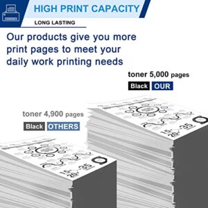 TN770 Toner Cartridge Compatible 1 Pack Extra high Yield TN-770 Black Replacement for Brother TN770 TN-770 for Brother DCP-L2550DW MFC-L2710DW L2750DW L2750DWXL HL-L2350DW L2370DW L2395DW Printer