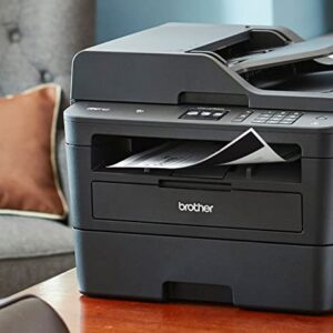 Brother MFC-L27 50DW All-in-One Wireless Monochrome Laser Printer, 2.7” Color Touch, 36ppm, Automatic Duplex (2-Sided), Durlyfish