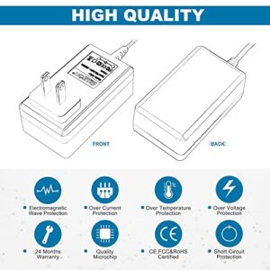 PwrON 6.6 FT Long 9V AC to DC Power Adapter Charger Replacement for Brother P-Touch Adaptor AD-24 AD-24ES-US AD-60 4809513003CT