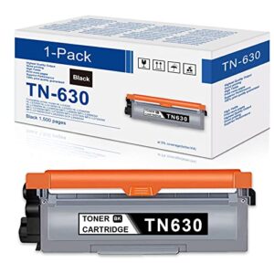 (1-pack) compatible tn630 tn-630 toner cartridge replacement for brother black tn630 with hl-l2305w l2315dw l2360dw mfc-l2680w l2685dw l2707dw l2720dw l2740dw dcp-l2520dw l2540dw series printer