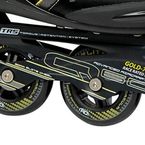 Roller Derby Aerio Q-60 Men's Inline Skates - Black/Yellow - Size 10