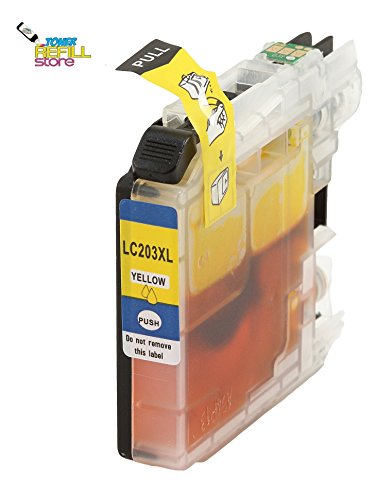 8 Pack - Toner Refill Store Compatible Brother LC203BK, LC203C, LC203M, LC203Y Replacement Ink Cartridges for the Brother: MFC-J4320DW, MFC-J4420DW, MFC-J4620DW, MFC-J5520DW, MFC-J5620DW, MFC-J5720DW. Page Yield: 550 pages at 5% page coverage per page. (2