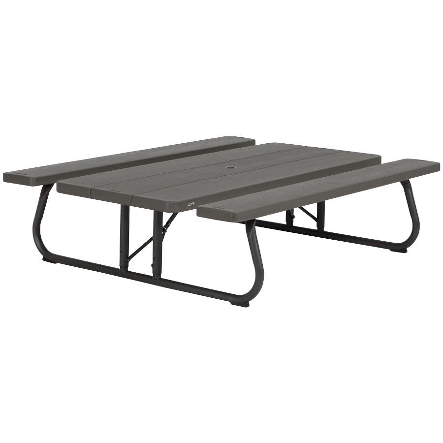 Lifetime 60110 6Ft Woodgrain FLD Picnic Table