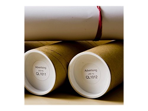 Brother DK-11219 Label Roll, Round Labels, Black on White, 12 mm, 1200 Label Roll, Brother Genuine Supplies