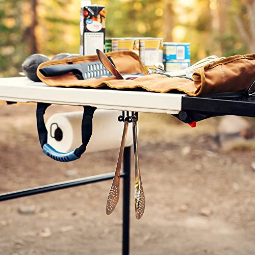 Lifetime Folding Tailgate Table with Grill Rack, 5-Foot, Pumice & Black