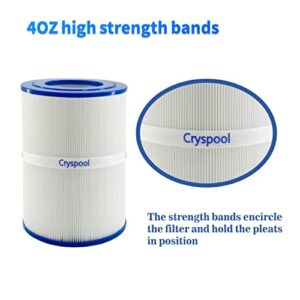 Cryspool Hot Tub Filter(not Oval) Replacement for Spa Filter Aqua Crest PDM28 461273, Dream Maker, 2 Pack