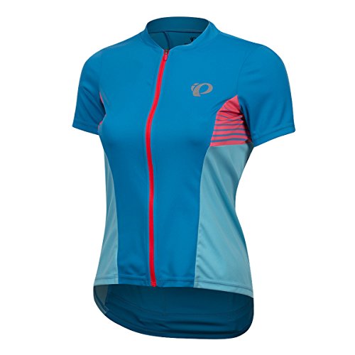 PEARL IZUMI W Select Pursuit ss Jersey, Atomic Blue/Aqua Blue Diffuse, XX-Large